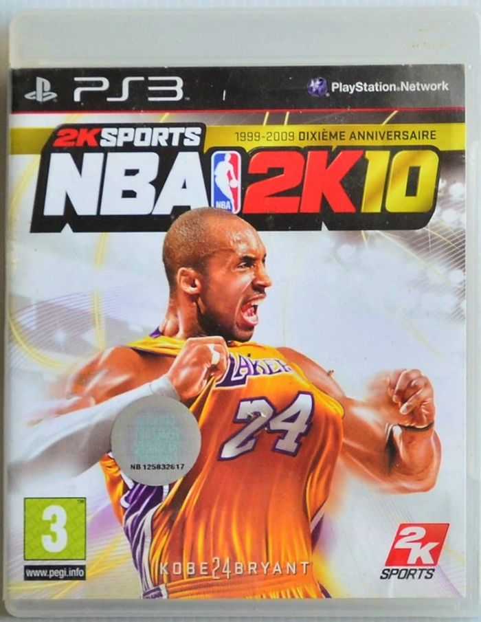 Jeu Ps3 NBA 2K10