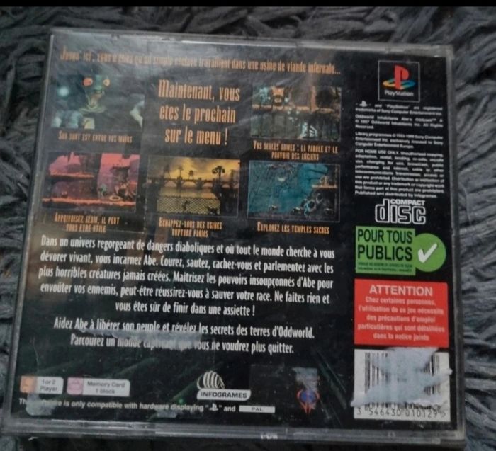 Jeu ps1 Oddworld : L'Odyssée D'Abe - photo numéro 2