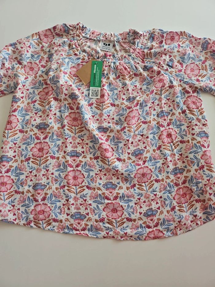Blouse Tape à l'oeil imprimé floral rose