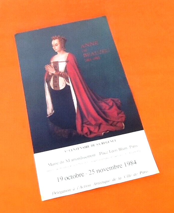 Affiche Anne de Beaujeu (1483-1983) Vème Centenaire de sa régence - photo numéro 7