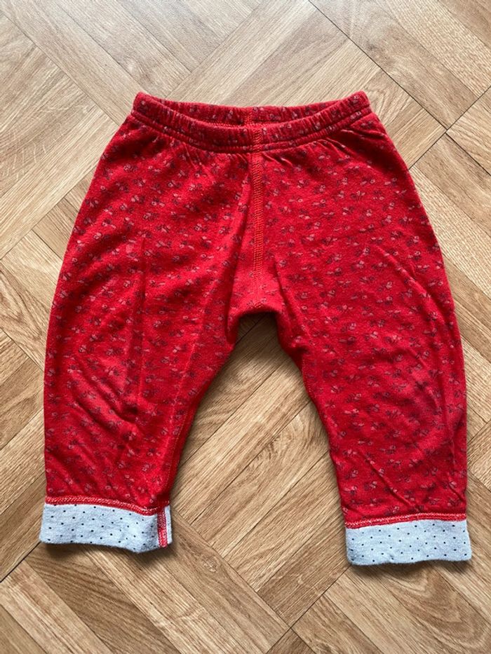 Pantalon sarouel rouge taille 12 mois vintage
