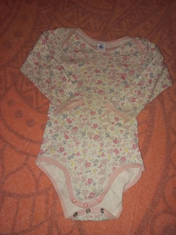 Body fleuri 36 mois Petit bateau coton - photo numéro 2