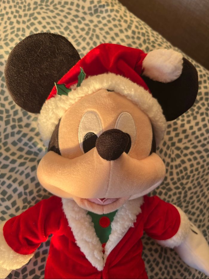 Peluche Mickey Noël - photo numéro 3
