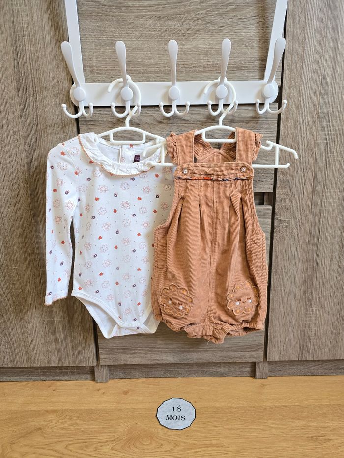 Vêtement Bébé Fille - Ensemble Combishort Body - Sergent Major - 18 mois 80 cm