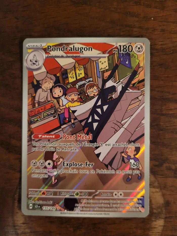 Vends carte pokemon pondralugon 155/142 mascarade crépusculaire