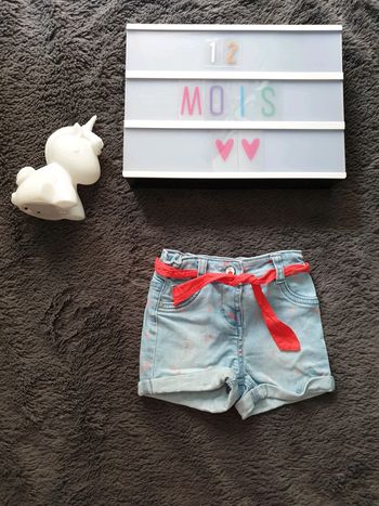 Short cerises 12 mois