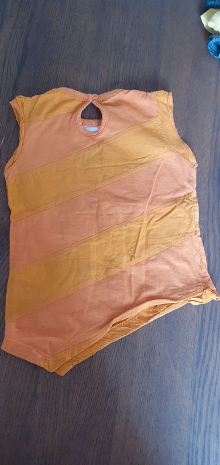 Tee shirt Orange 3 Ans - photo numéro 2