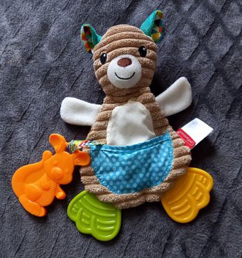 Doudou plat Kangourou- dentitions - Infantino