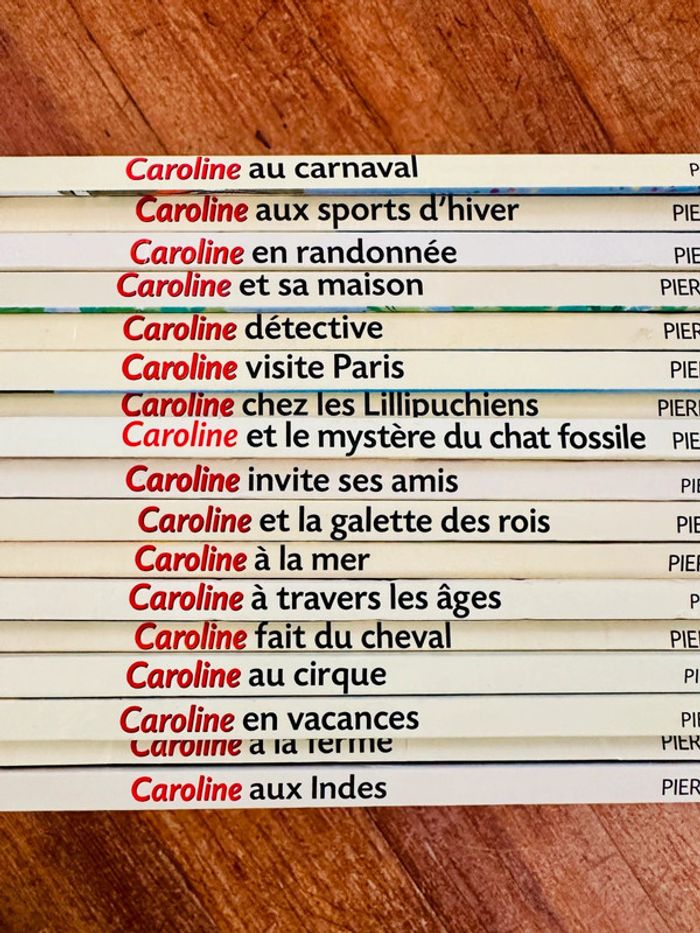 Lot exceptionnel de 17 livres Caroline très bon état albums bd Hachette - photo numéro 5