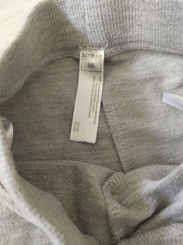 Pantalon jogging fin mixte en coton 86 cm 18 mois - photo numéro 3