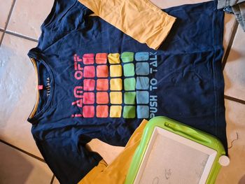 T shirt manches longues tissaia 8 ans