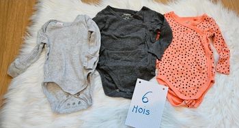 Lot de 3 bodies Lupilu 