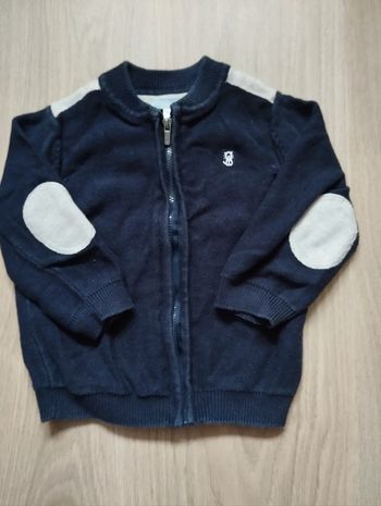 Gilet zippé 18 mois