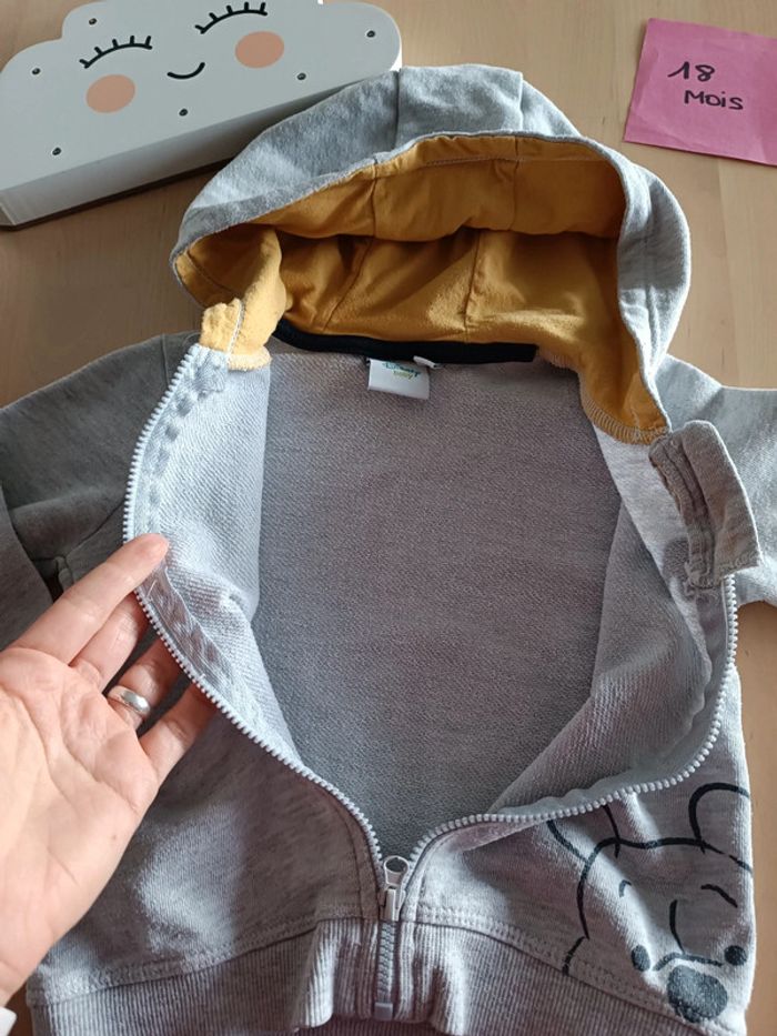 Gilet à capuche Winnie 18 mois - photo numéro 6