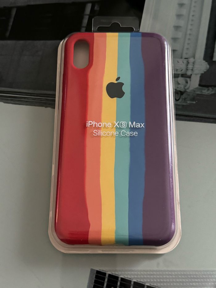 Coque silicone iPhone XS Max neuve