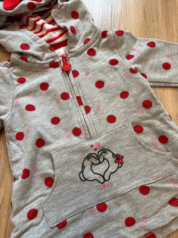 Ensemble veste + legging Minnie Disney 9 mois - photo numéro 3