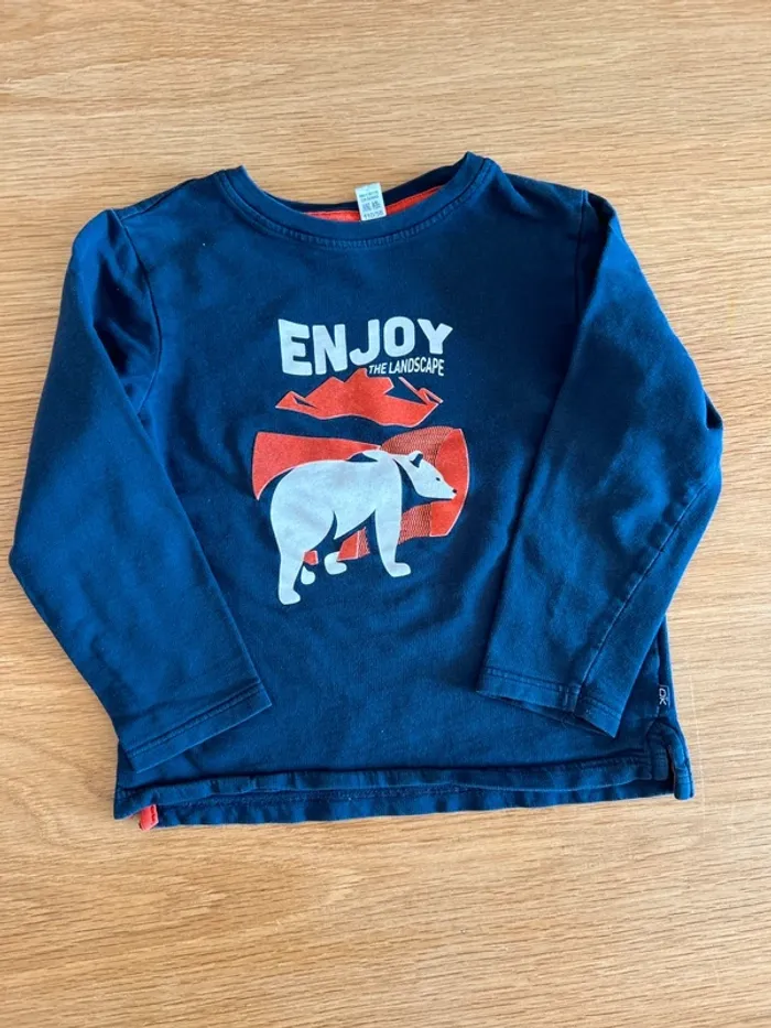 T-shirt manches longues 5 ans