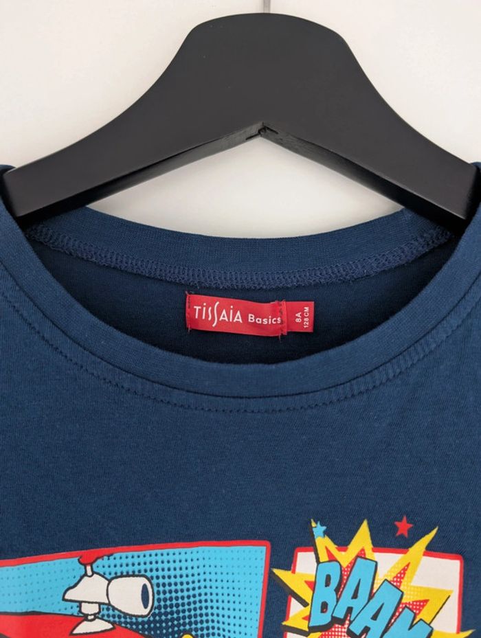 Tshirt manches longues pompier 8 ans tissaia - photo numéro 4