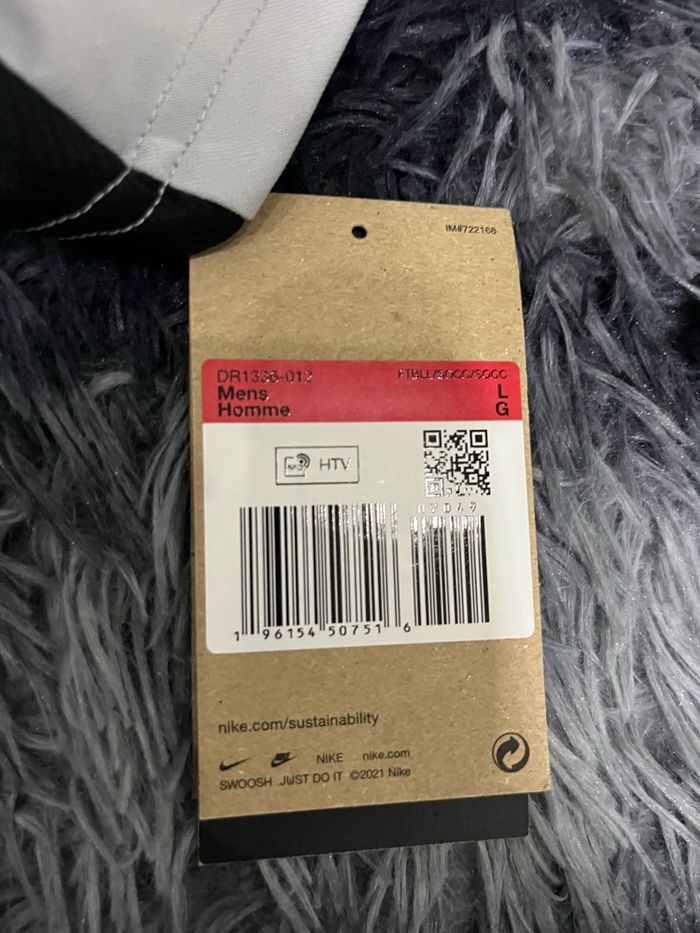 Maillot de foot Nike – Homme – Gris – Taille L – Neuf - photo numéro 2