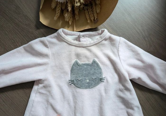 Magnifique pyjama velours 2 pièces 6 mois Obaïbi - photo numéro 2