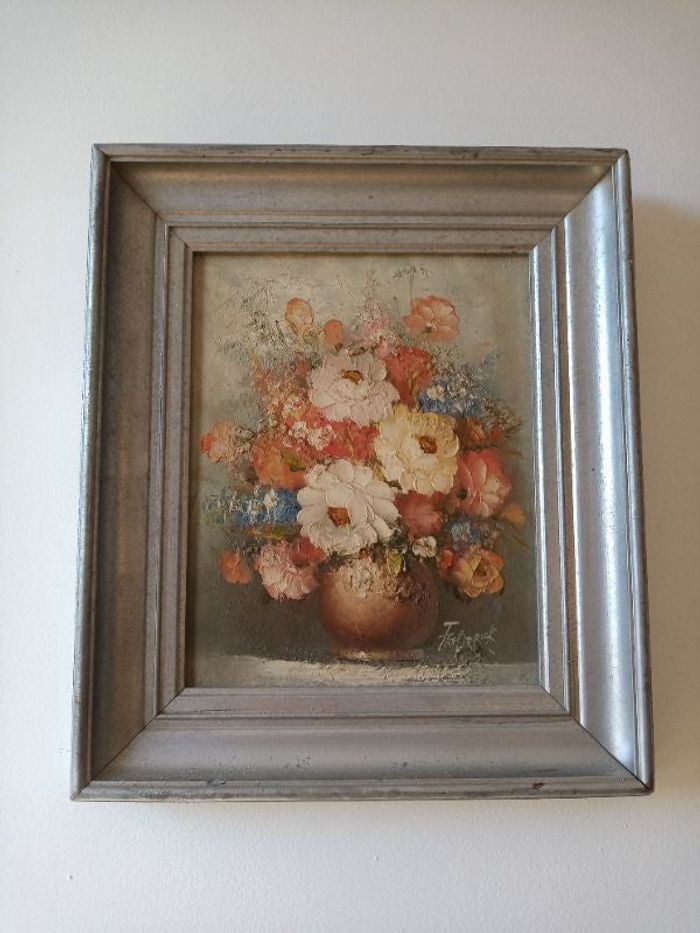 Tableau nature morte signé et certifié Frederick