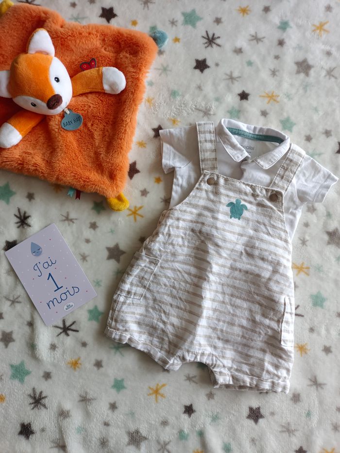 Ensemble rayé tortue