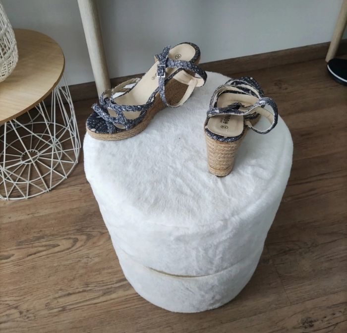 Sandales compensées femme bonobo 38. - photo numéro 3