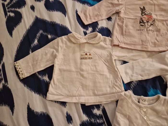Tee-shirts fille 6mois - photo numéro 3