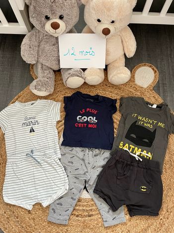 Lot ensemble 12 mois