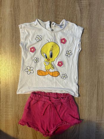 Ensemble Looney Tunes 24/30 mois 92 cm