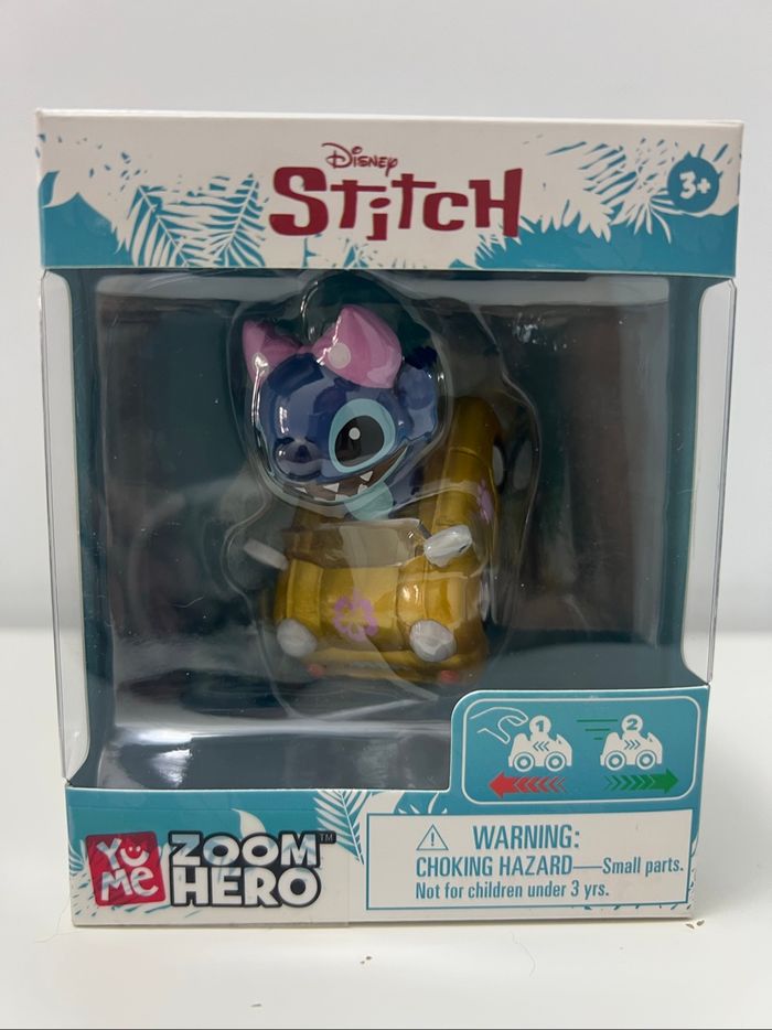 Lot de 3 figurines véhicules Stitch - photo numéro 2
