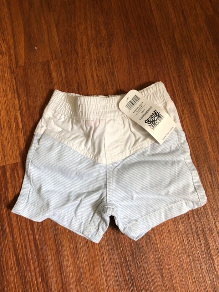 Short bleu et blanc 6 mois TAO