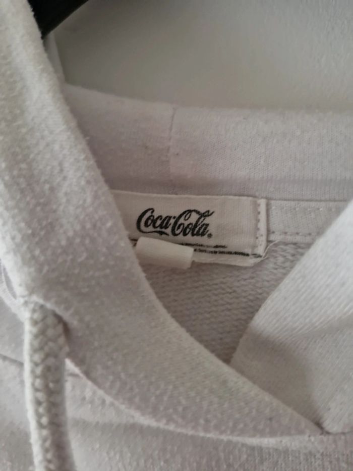 Pull capuche coca cola femme - photo numéro 3
