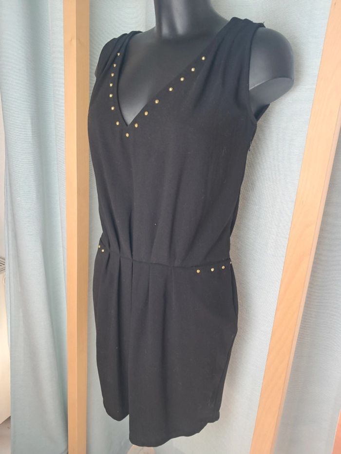 Strass robe noire T.38/40 en tbe - photo numéro 2