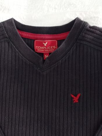 Pull pour garçon taille 5 ans noir