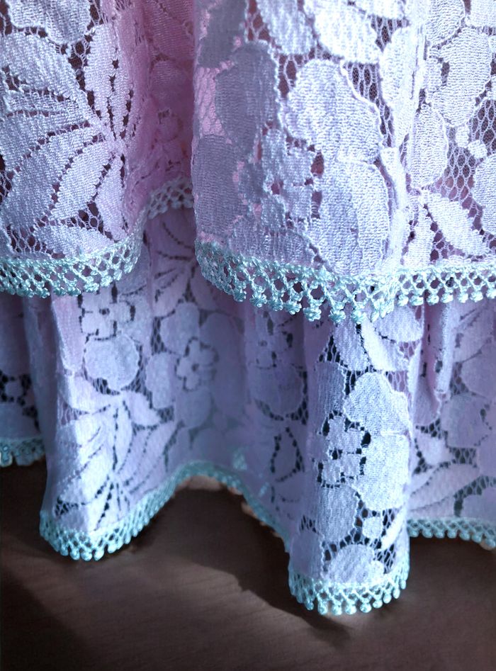 PATTY MOON - ROBE OU TUNIQUE FEMME BOHÈME CHIC DÉTAILS VOLANTS & GUIPURE M/L - photo numéro 9