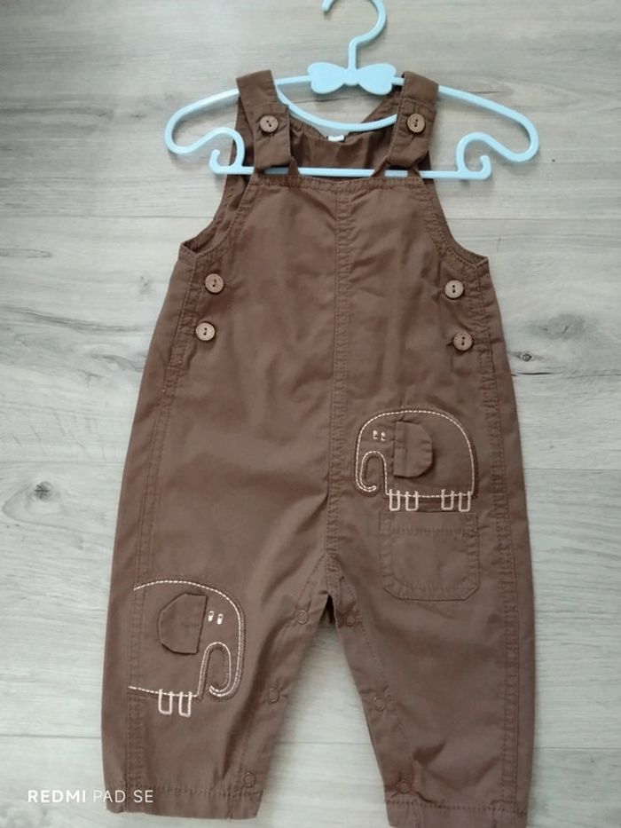 Salopette éléphant 6 mois