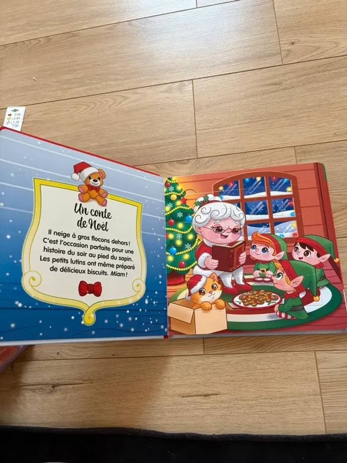 Livre histoire et puzzles de Noël - photo numéro 2