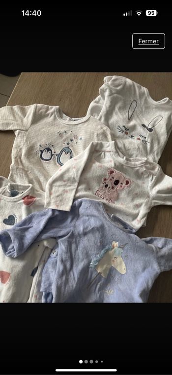 Lot de pyjama en velour