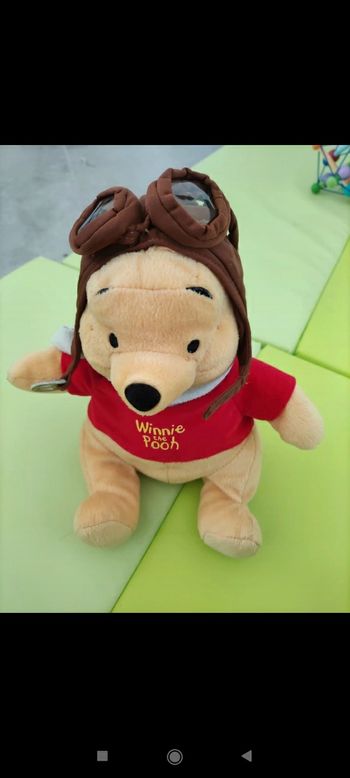 Peluche Winnie aviateur
