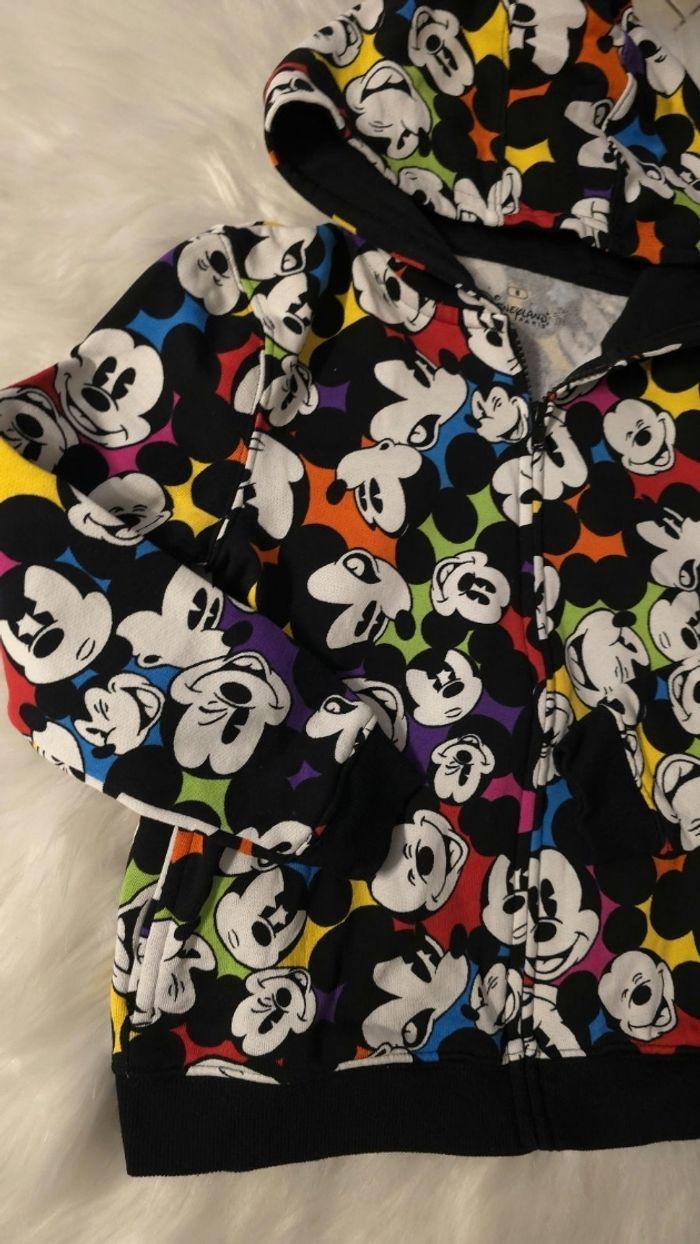 Neuf non porté  😍🥰sweat zippé molleton Disneyland paris  8 ans  unisex 🤩🥰 - photo numéro 2