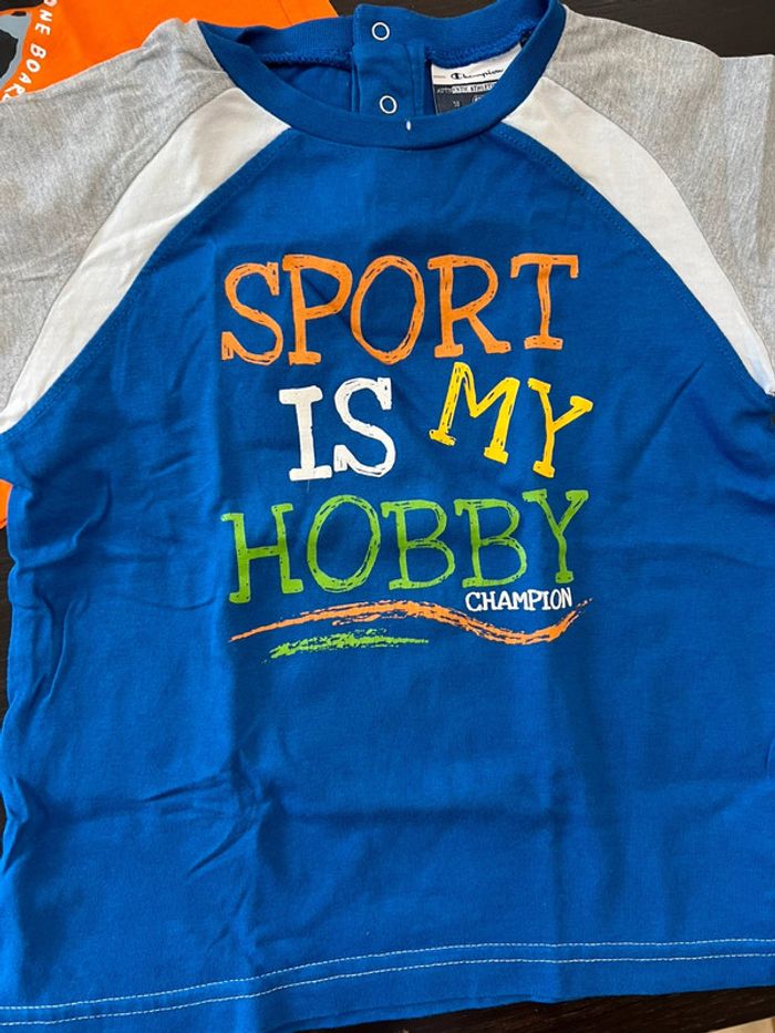 Lot tee shirts manches courtes - sport 3 ans - photo numéro 2