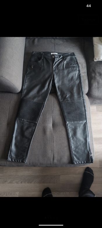 Pantalon simili cuir taille 40 morgan