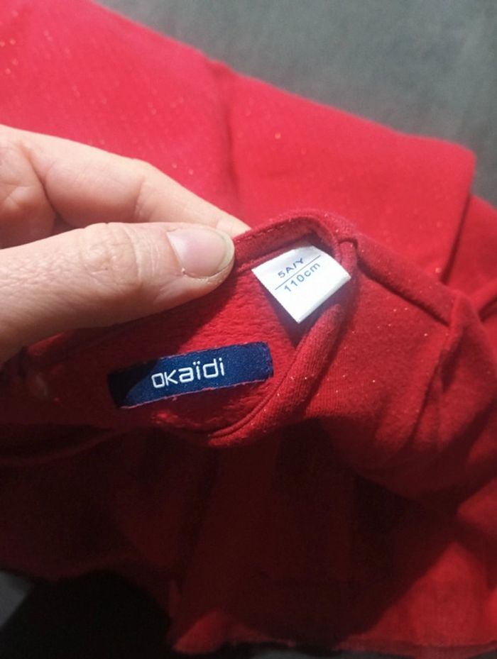 Robe manches longues fête anniversaire mariage Noël Fille 5 ans tulle Okaïdi - photo numéro 2