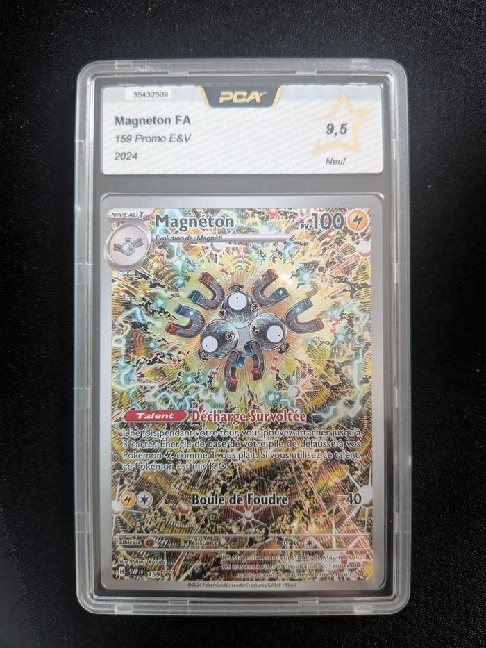 Carte Pokemon PCA 9,5 Magneton Promo EV SVP 159 PCA 9,5