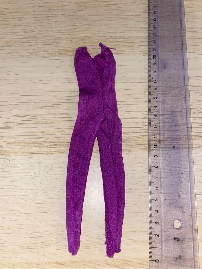 Barbie poupée Mattel superdance 1982 combinaison violette vêtement habit - photo numéro 5