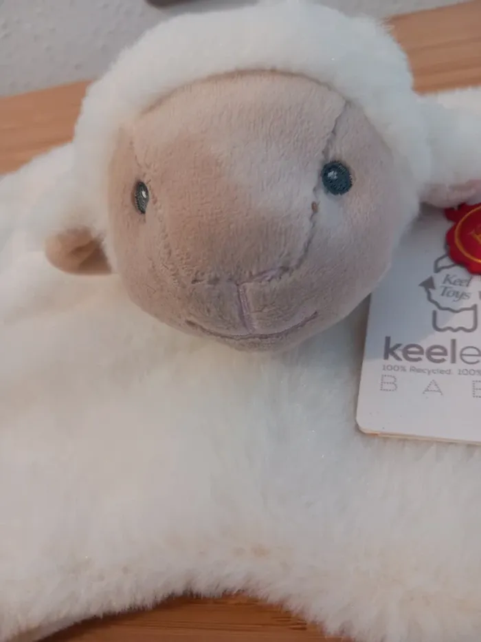 Peluche Doudou mouton keel toys neuf - photo numéro 3