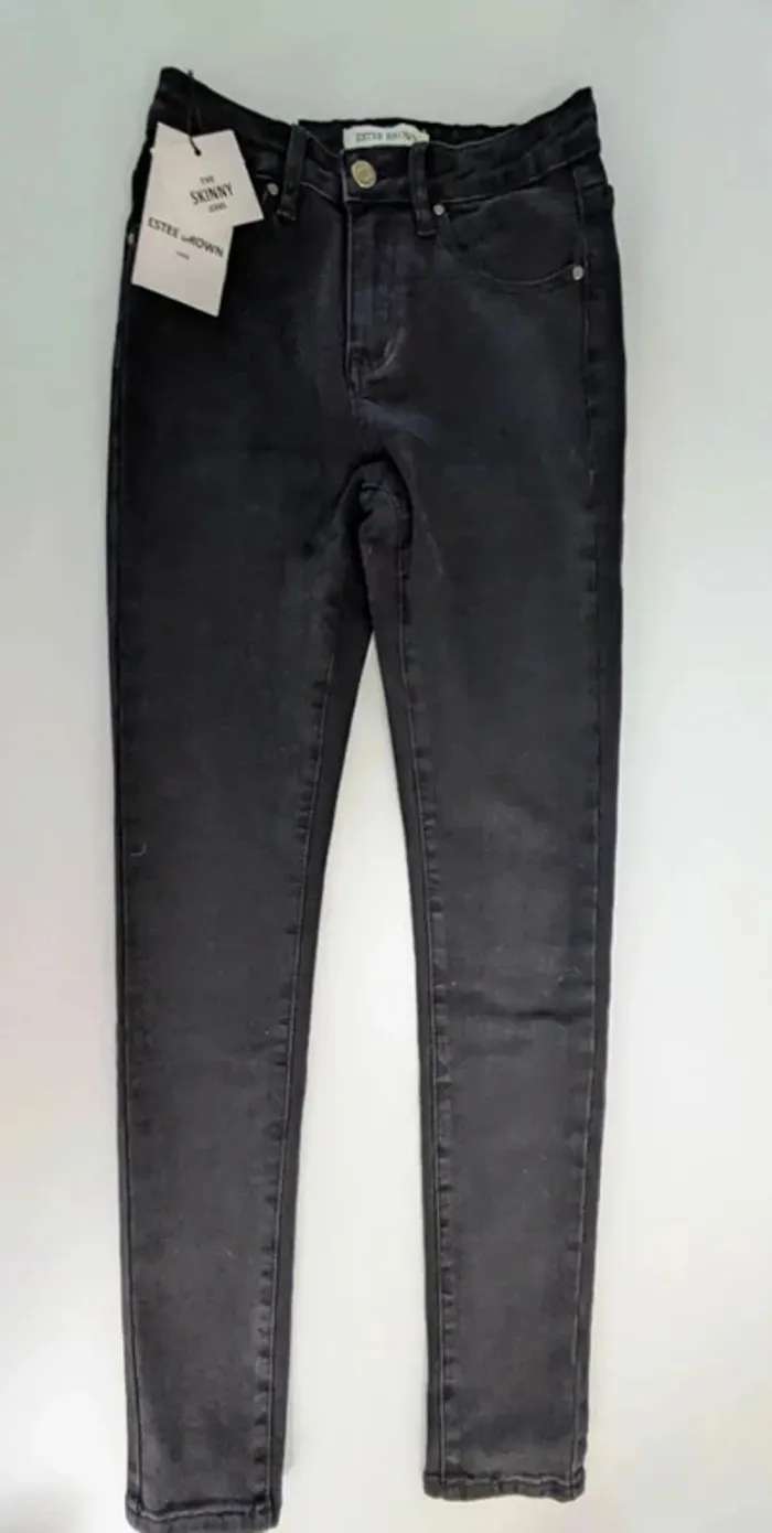 Jean skinny noir femme taille 36 neuf avec etiquette - photo numéro 3