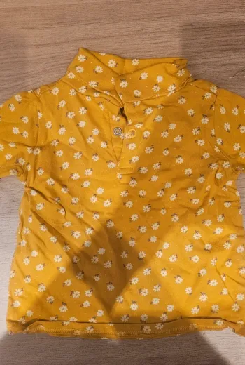 Chemise jaune tex baby 6 mois