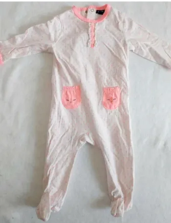 Pyjama  mi  saison  9  mois  fille (70cm)